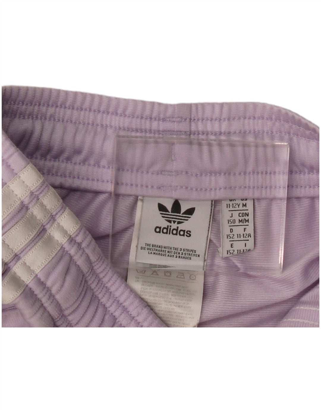 Παντελόνι αθλητικής φόρμας ADIDAS Girls 11-12 Years Purple Polyester
