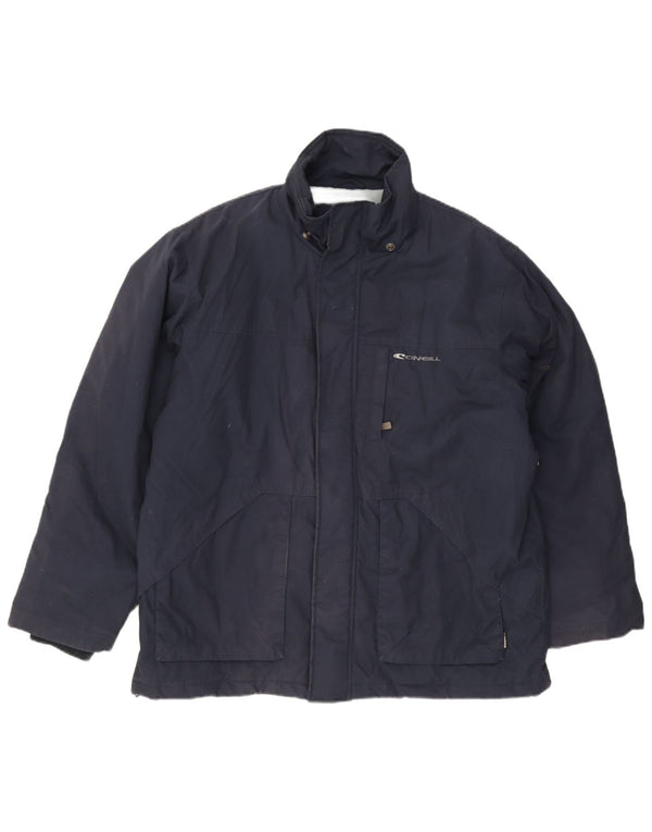 Ανδρικό γραφικό τζάκετ ανεμοθραύστης O'Neill UK 40 Large Navy Blue Colourblock