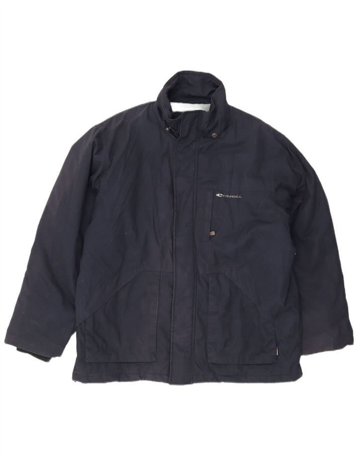 Ανδρικό γραφικό τζάκετ ανεμοθραύστης O'Neill UK 40 Large Navy Blue Colourblock