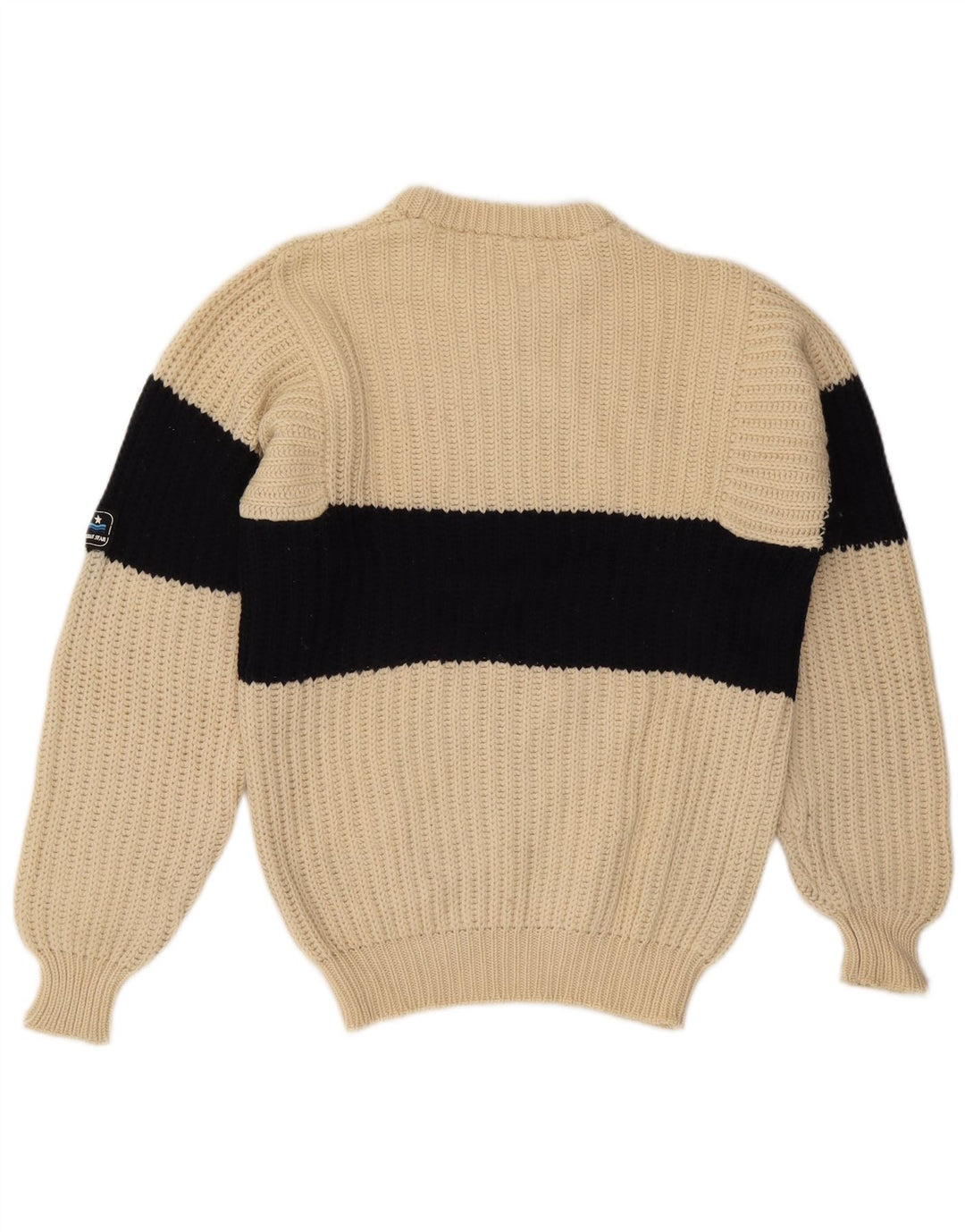 Ανδρικό πουλόβερ Ocean Star Crew Neck Jumper IT 48 Medium Beige Colourblock