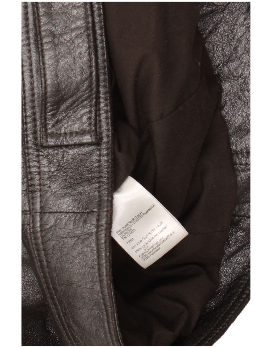 Marc Aurel Γυναικείο Δερμάτινο Μπουφάν UK 14 Medium Black Leather