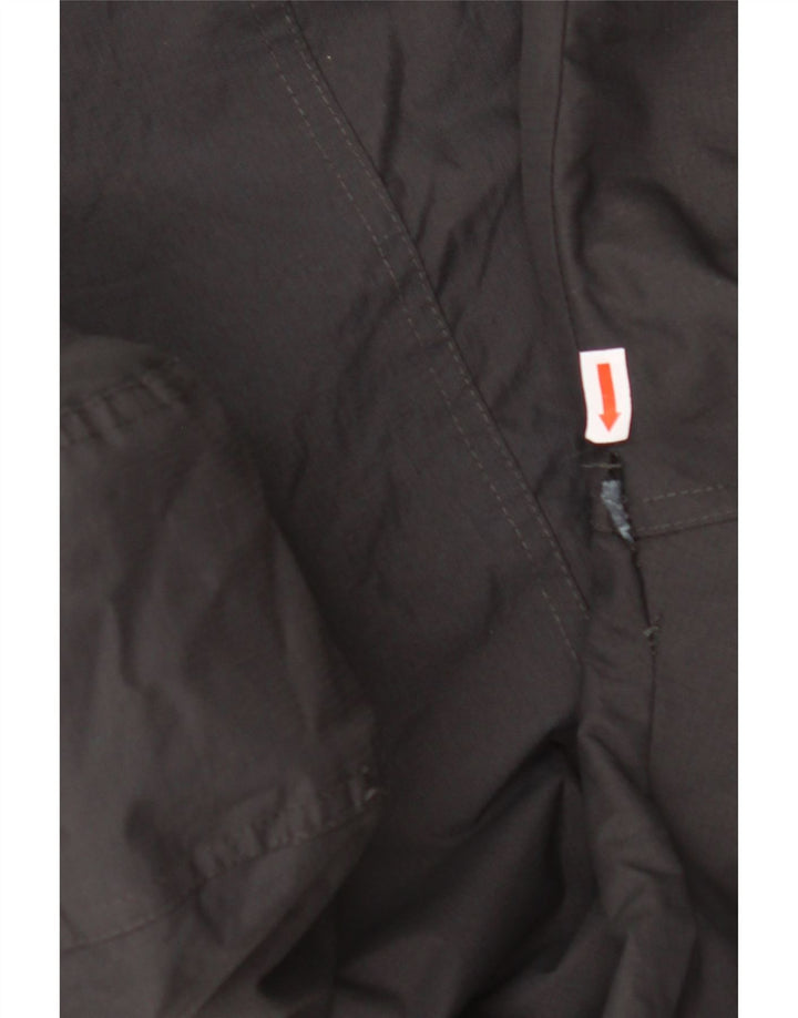 SUPERDRY Γυναικείο μπουφάν με κουκούλα αντιανεμικό UK 18 XL μαύρο νάιλον