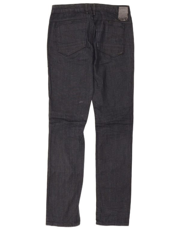 G-Star Γυναικείο 3301 ίσιο τζιν W31 L34 Navy Blue Βαμβακερό