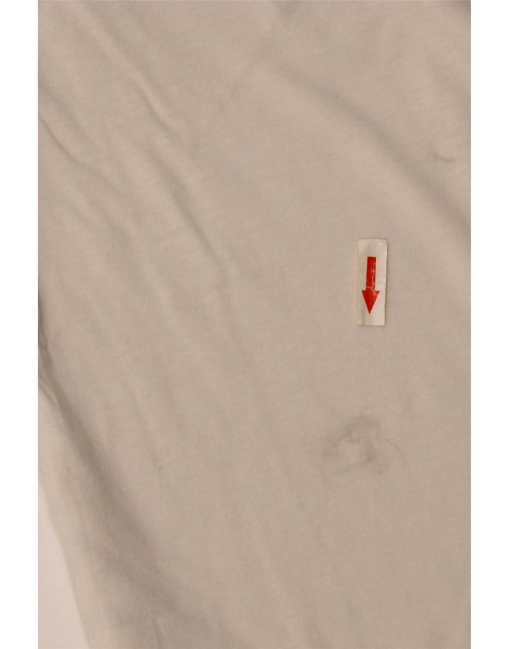 Γυναικείο γραφικό μπλουζάκι Levi's Top UK 14 μεσαίο λευκό βαμβακερό