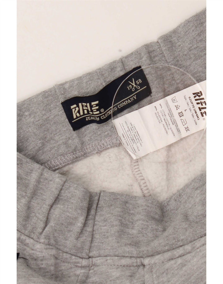 Ανδρική φόρμα Rifle Παντελόνι Joggers Μεγάλο Γκρι Βαμβακερό