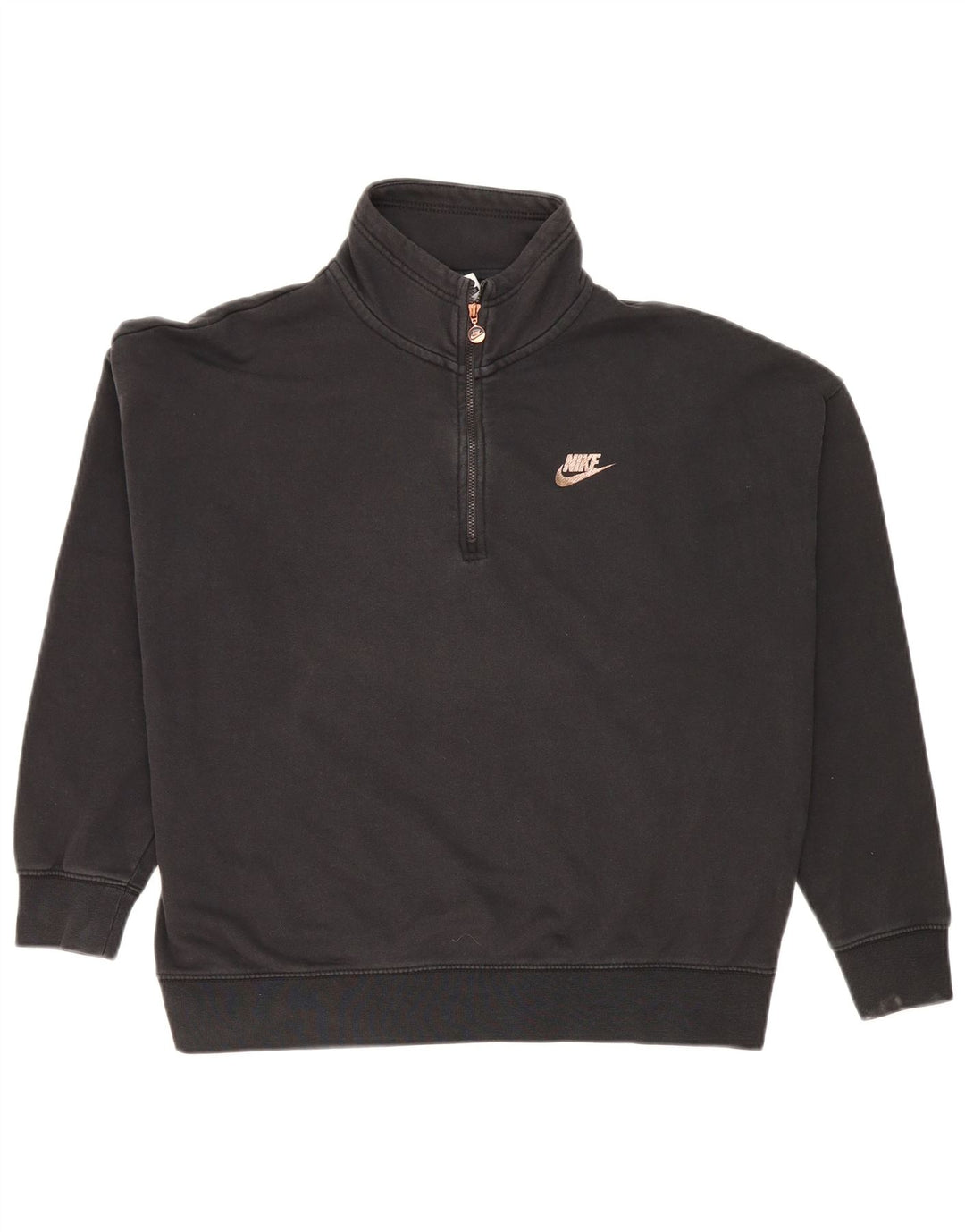 Γυναικείο φούτερ με γραφικό φερμουάρ Nike Jumper UK 14 Μεσαίο μαύρο