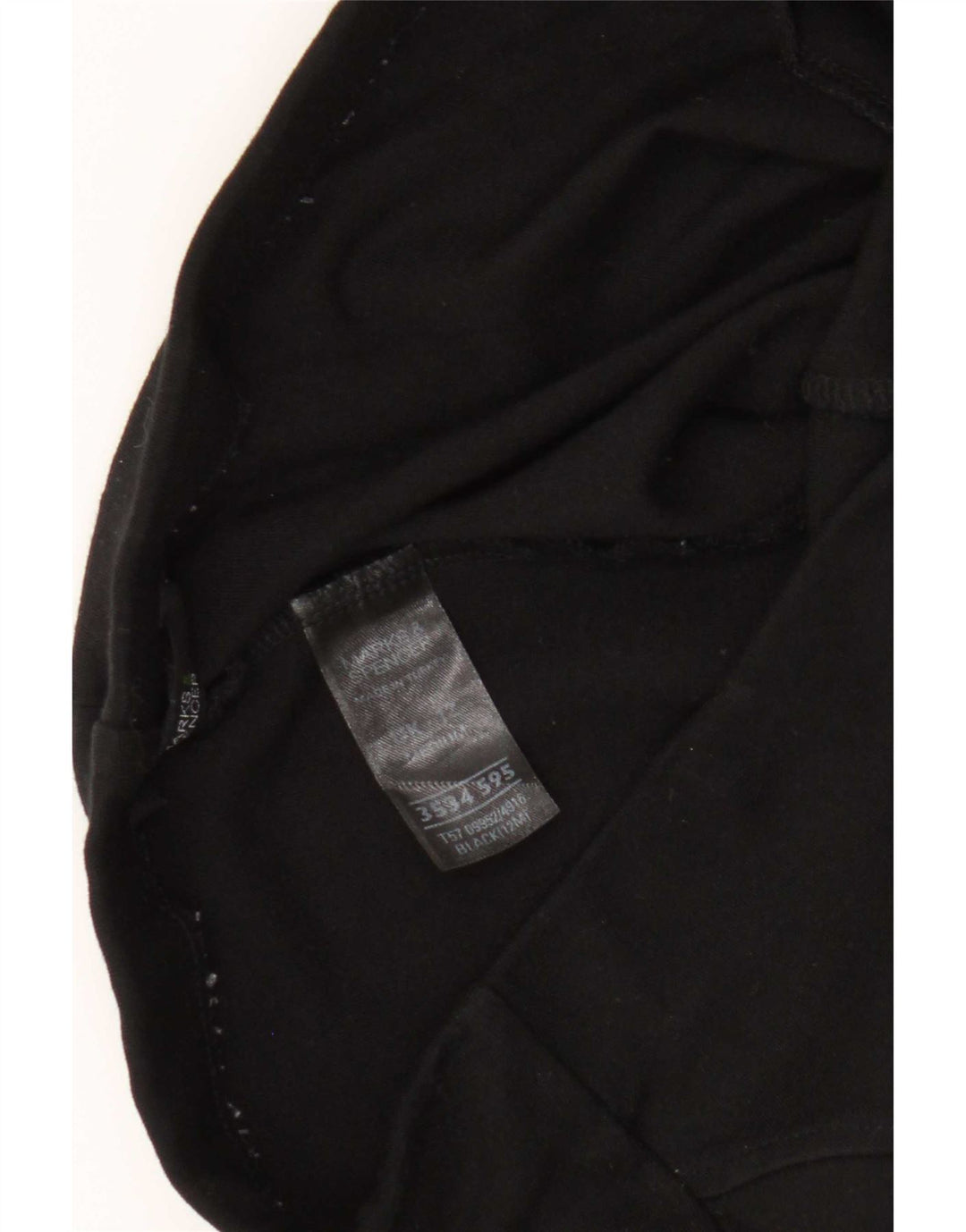 Marks & Spencer Γυναικεία κολάν Crop UK 12 Medium Black Viscose