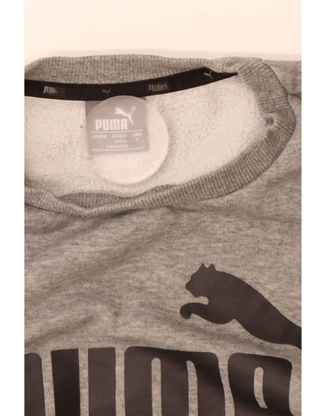 Ανδρικό γραφικό φούτερ Puma, βαμβακερό γκρι μικρό