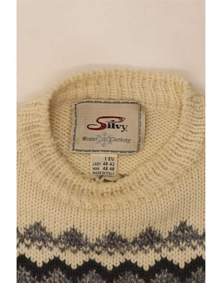 Silvy Ανδρικό πουλόβερ με λαιμόκοψη IT 48 Medium Πολύχρωμο Fair Isle