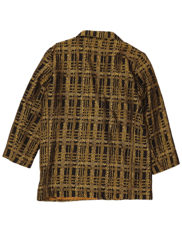 Vintage γυναικείο διπλό μπουφάν σακάκι UK 16 Μεγάλη χρυσή επιταγή