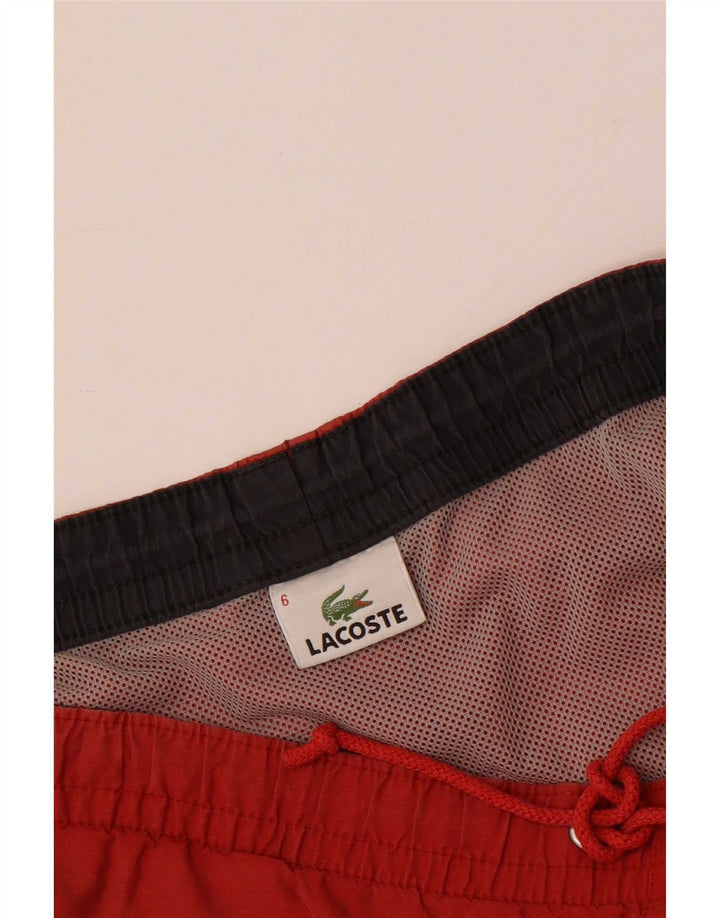 Ανδρικό σορτς κολύμβησης Lacoste 6 XL Κόκκινο