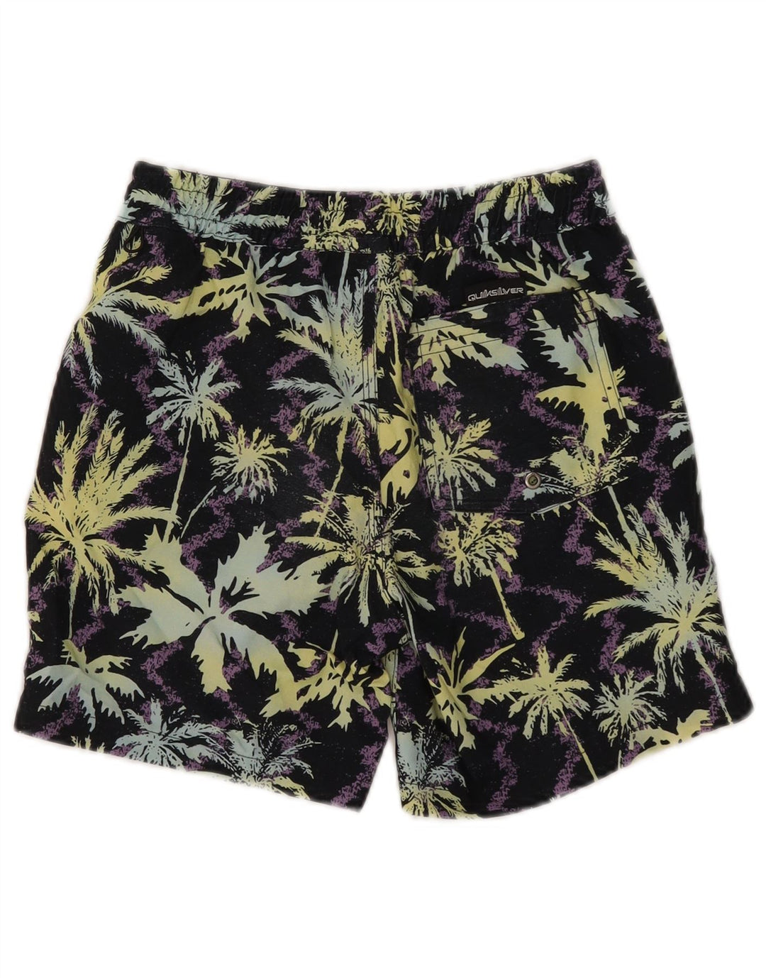 Quiksilver Boys γραφικά σορτς κολύμβησης 9-10 ετών Μεσαίο μαύρο πολυεστέρα