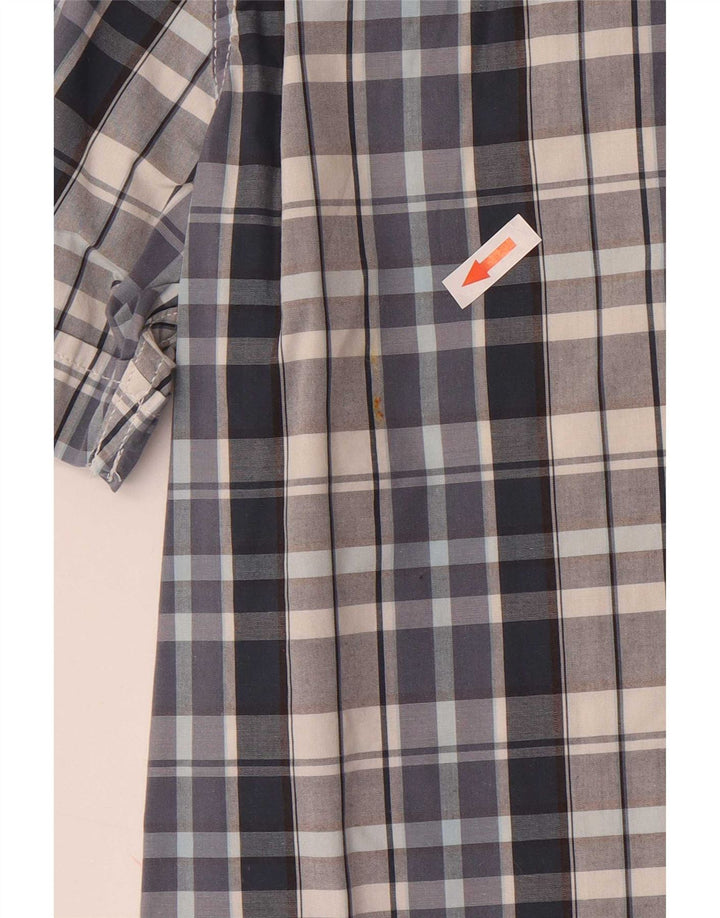 Ανδρικό κοντομάνικο πουκάμισο Levi's Slim Fit, μεσαίο μπλε βαμβακερό
