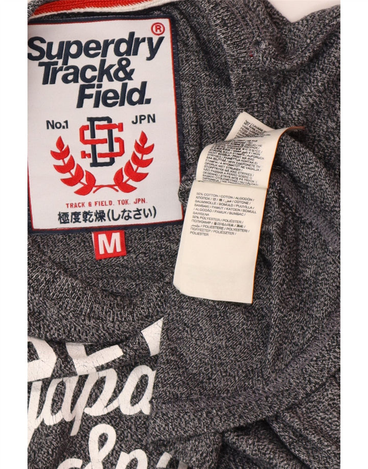 Ανδρικό γραφικό μπλουζάκι SUPERDRY Τοπ μεσαίου γκρι βαμβακερό