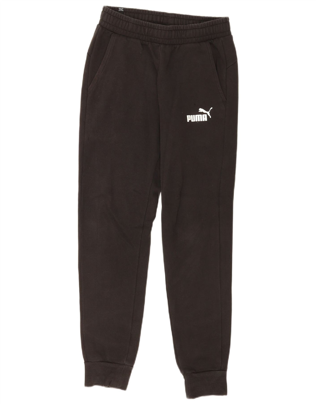 Ανδρική αθλητική φόρμα Puma Παντελόνι Joggers Μικρό μαύρο βαμβακερό
