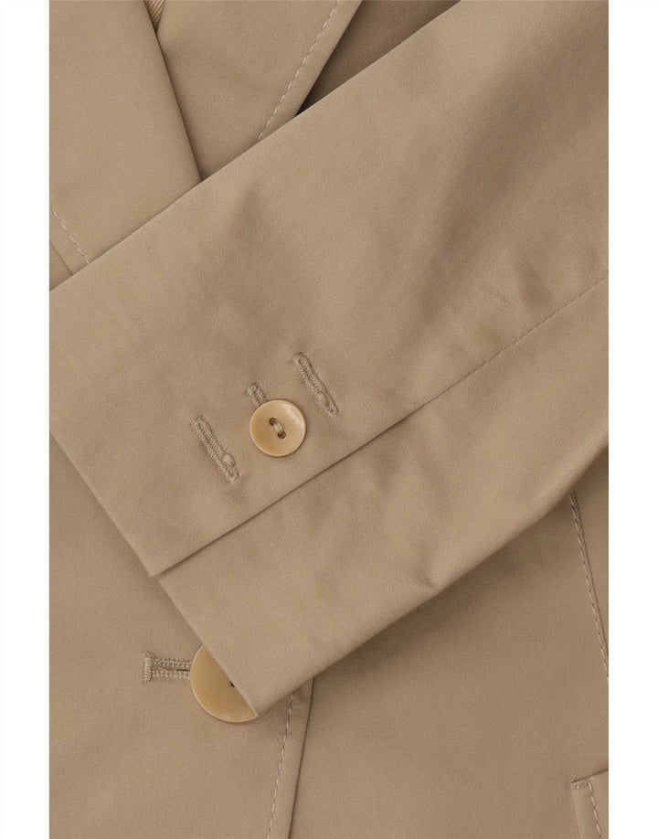 Max Mara γυναικείο σακάκι 1 κουμπιού σακάκι UK 12 Medium Beige βαμβακερό