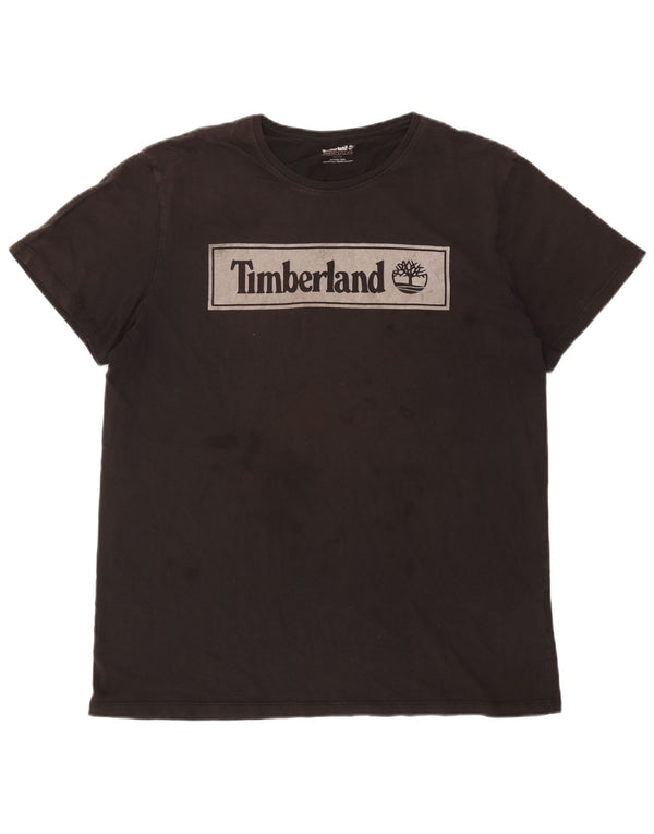 Ανδρικό γραφικό T-Shirt Timberland Top XL Μαύρο βαμβακερό
