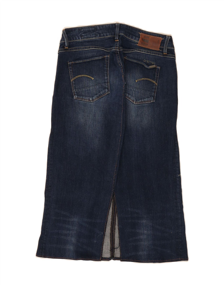 G-STAR Womens 3301 Denim Skirt W27 Small Blue Cotton Vintage G-Star and Second-Hand G-Star from Messina Hembry 