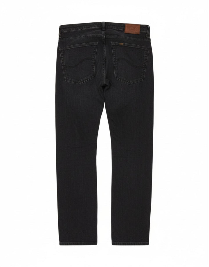 LEE Womens Powell Slim Jeans W32 L34 Black Cotton