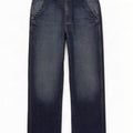 Rifle Ανδρικό ίσιο τζιν W34 L31 Navy Blue Cotton