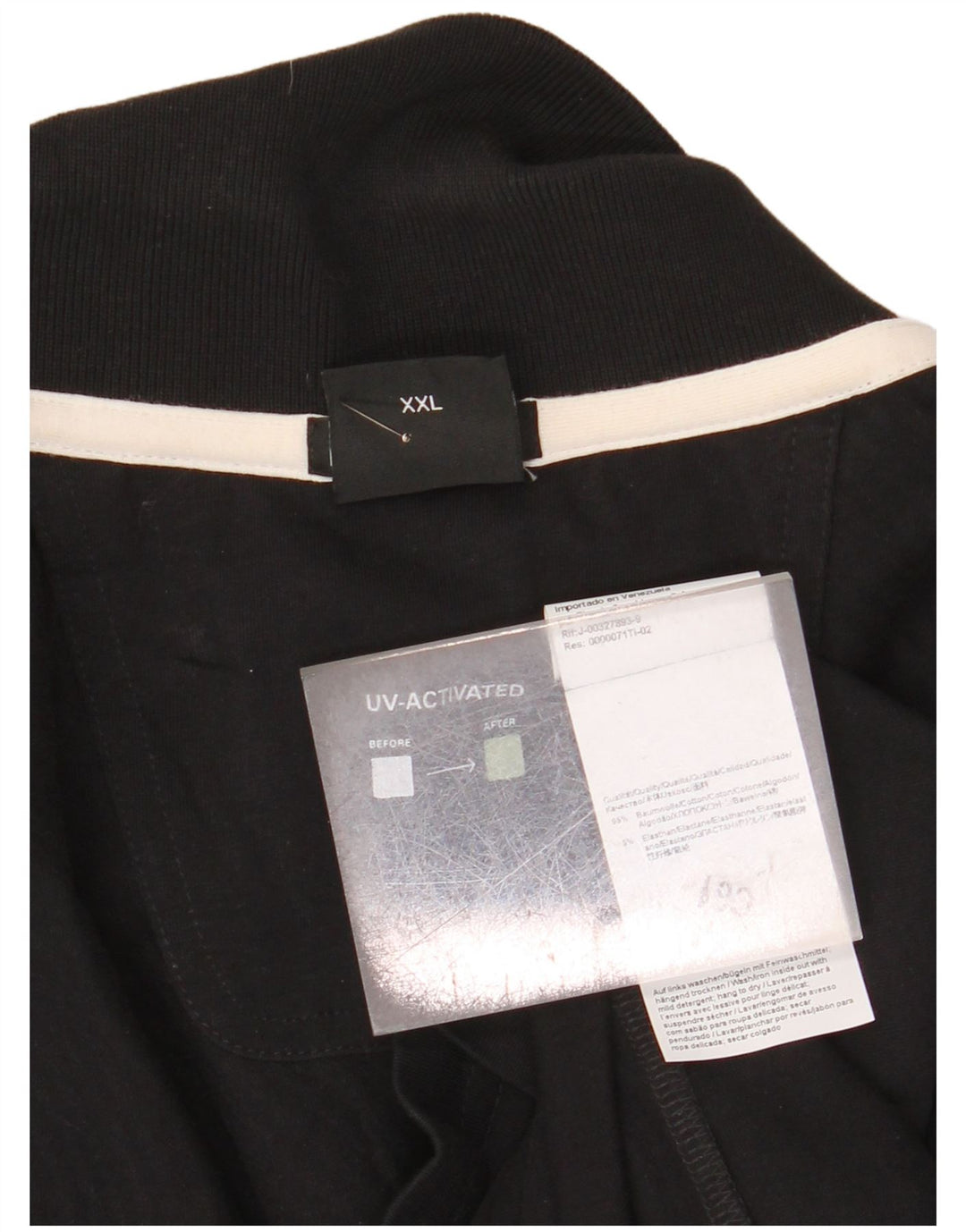 Ανδρικό πουκάμισο HUGO BOSS Graphic Slim Fit Polo 2XL Μαύρο βαμβακερό