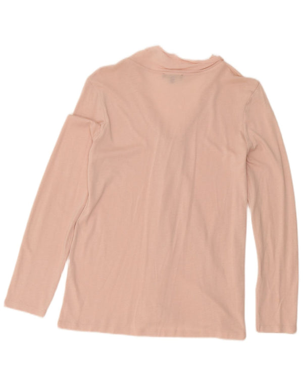 Massimo Dutti Γυναικεία μακρυμάνικη μπλούζα τοπ UK 10 Small Pink