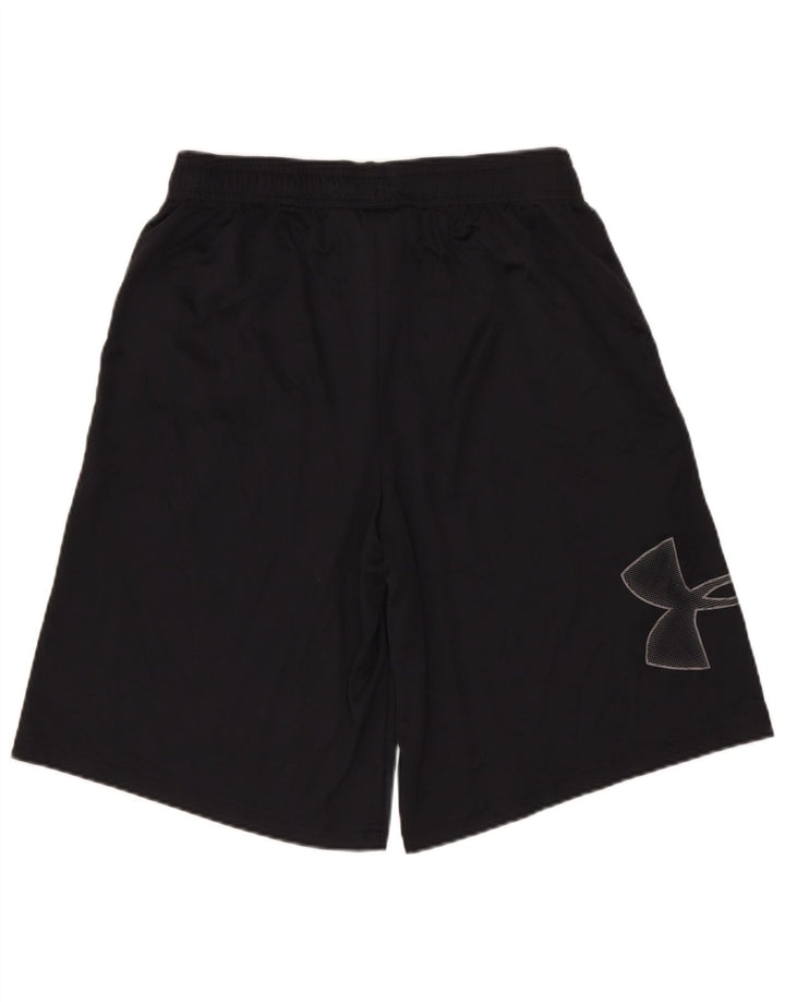 Γραφικό αθλητικό σορτς UNDER Armor Ανδρικό Heat Gear Μικρό μαύρο πολυεστέρα