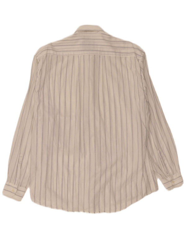Daniel Dodd Ανδρικό Πουκάμισο XL Λευκό Pinstripe