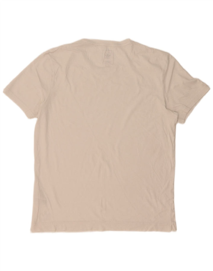 Ανδρικό T-Shirt Adidas Τοπ μεσαίο λευκό βαμβακερό