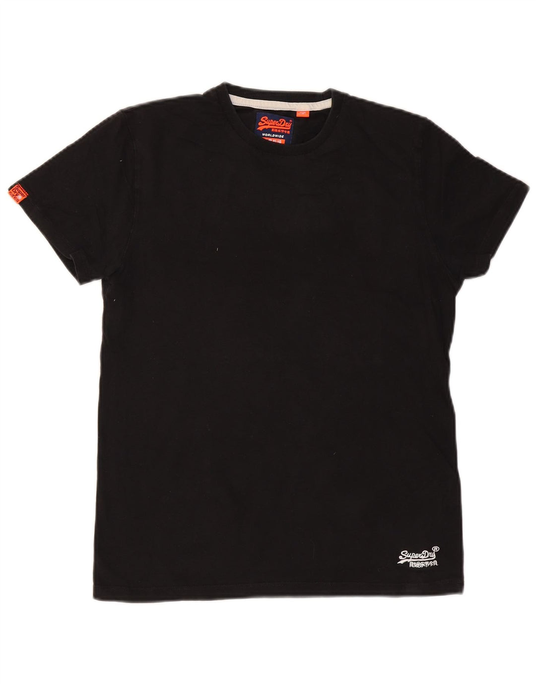 Ανδρικό T-Shirt SUPERDRY Top Μεσαίο μαύρο βαμβακερό