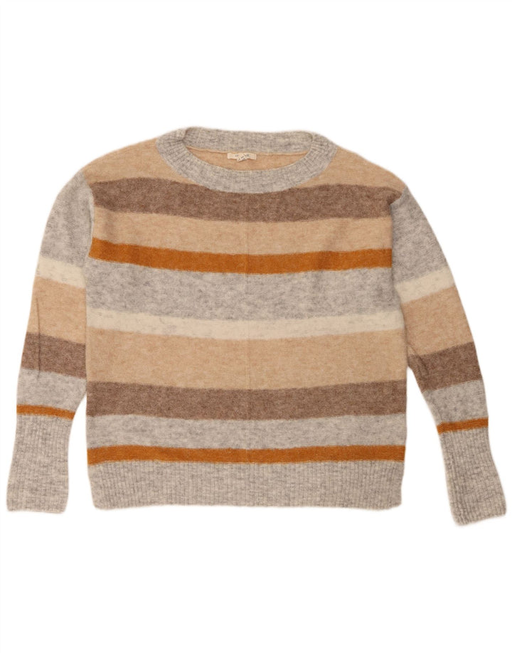 White Stuff Γυναικείο πουλόβερ με λαιμόκοψη UK 12 Medium πολύχρωμο