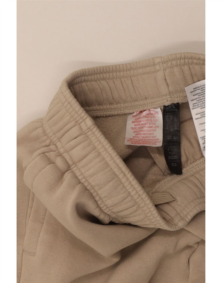 ADIDAS φόρμες για αγόρια Παντελόνια Joggers 11-12 ετών Μπεζ βαμβακερό