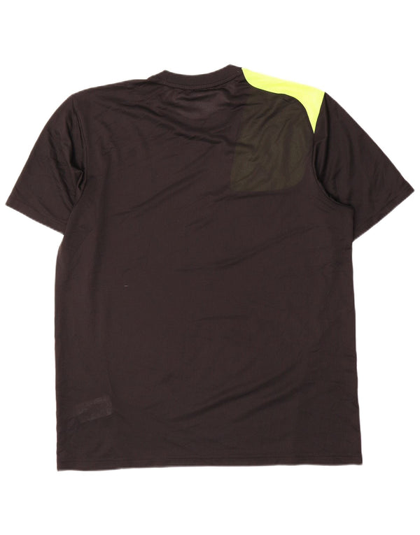 Adidas Mens Short Sleeve Graphic T-Shirt Top Large Black Colourblock