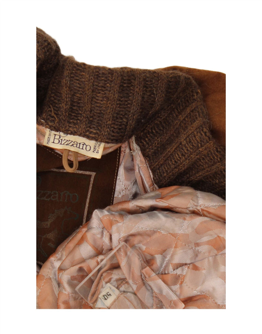 Ανδρικό σουέντ μπουφάν Bizzarro IT 50 Large Brown Colourblock