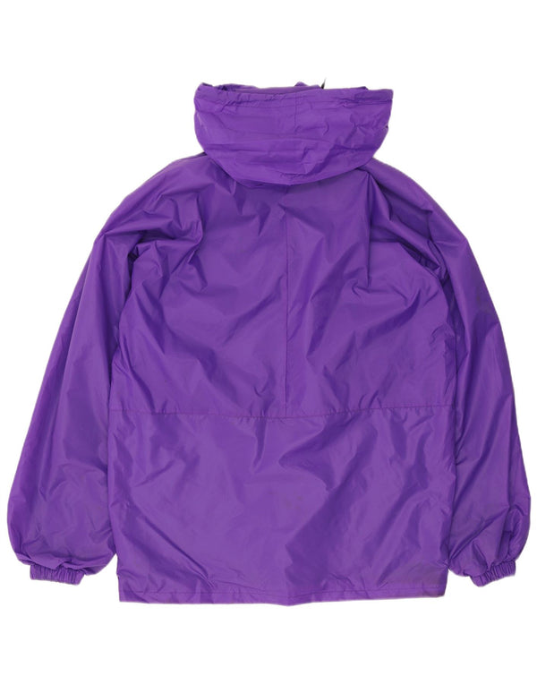 K-WAY Ανδρικό μπουφάν βροχής με κουκούλα UK 42 XL Purple Polyamide