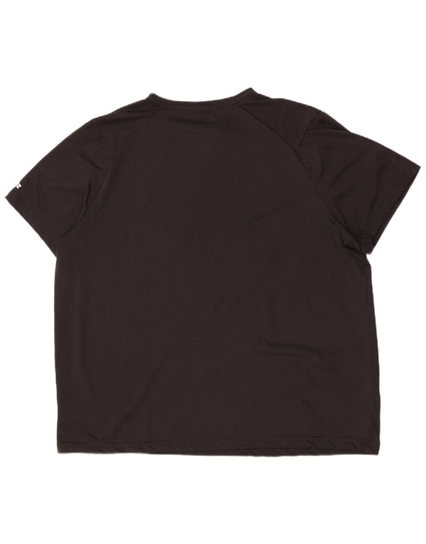 Russell Athletic Ανδρικό T-Shirt Dri-Power Top XL μαύρο πολυεστέρα