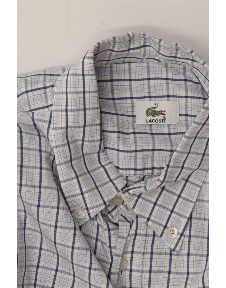 Ανδρικό πουκάμισο Lacoste, μέγεθος 42 Large Blue Check