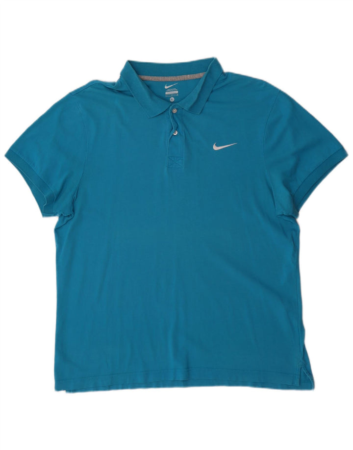 Ανδρικό μπλουζάκι πόλο Nike μεγάλο μπλε