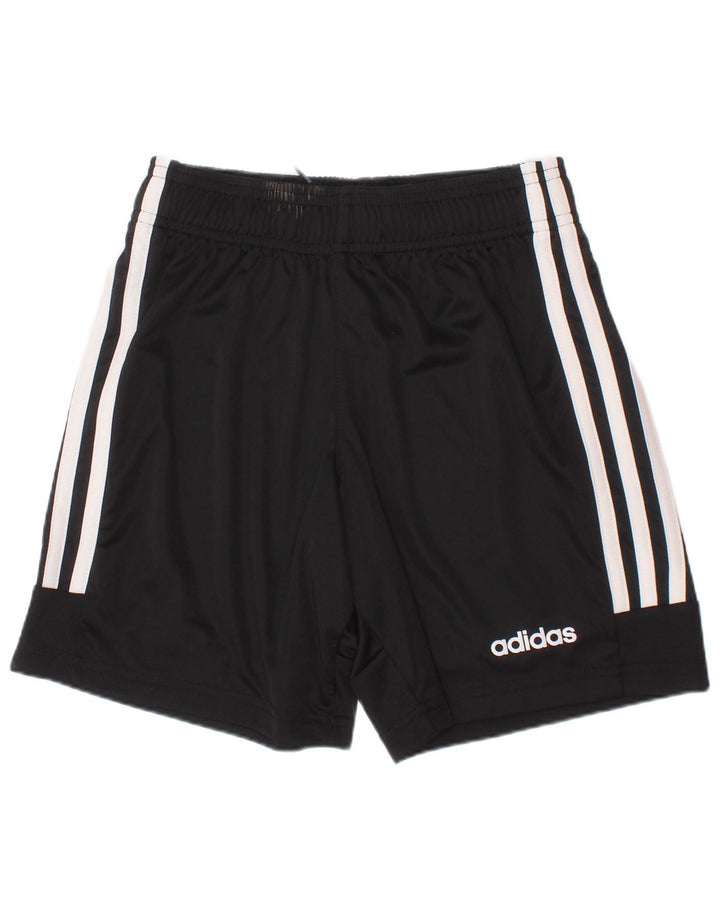 Adidas Boys Climalite σορτς 9-10 ετών μαύρο πολυεστέρα