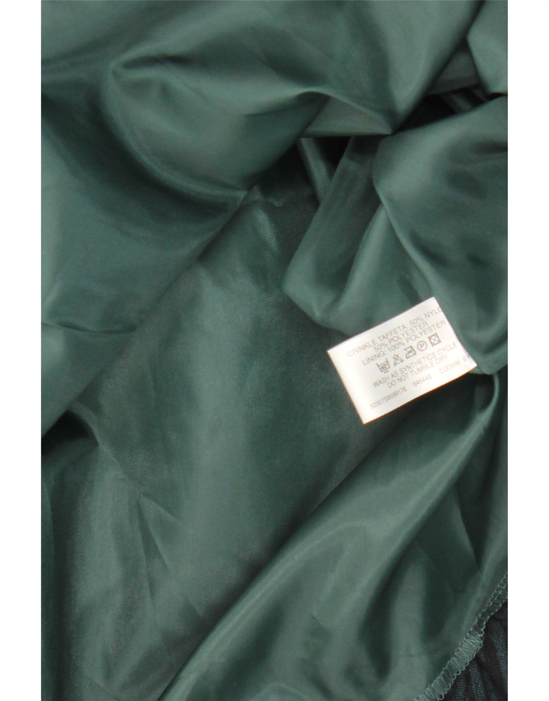Bay Γυναικείο Στράπλες Φόρεμα UK 10 Small Green Nylon