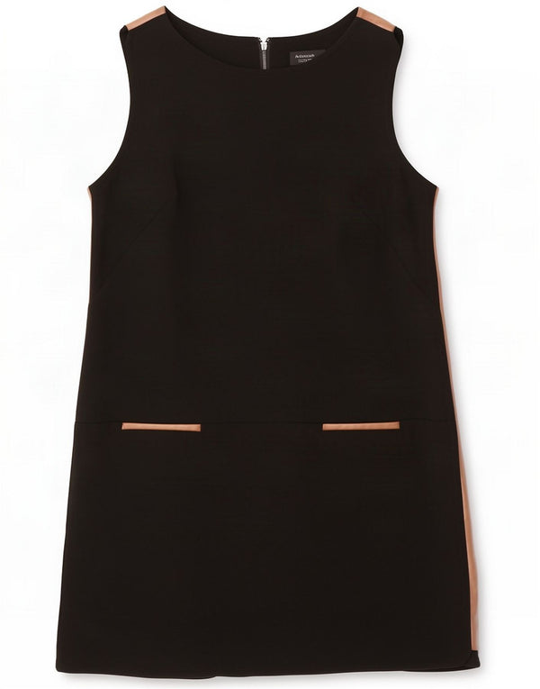 Marks & Spencer Γυναικείο Φόρεμα Shift UK 16 Large Black Colourblock