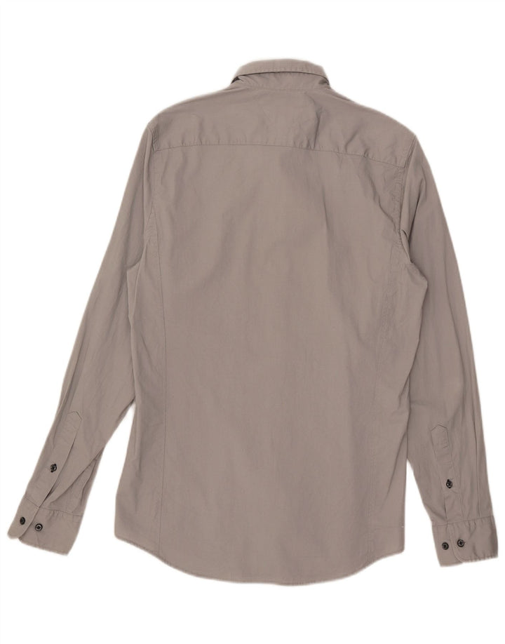 Ανδρικό πουκάμισο Tommy Hilfiger Extra Slim Fit Μεσαίο γκρι βαμβακερό