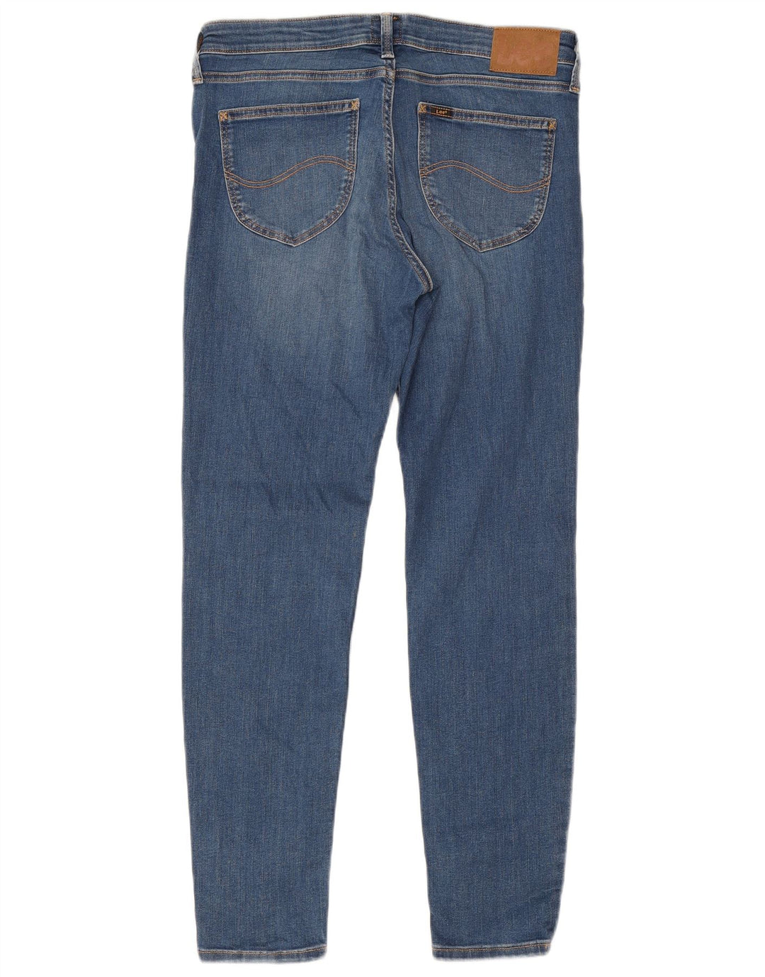 Lee Womens Scarlett Slim Jeans W31 L31 Blue Cotton