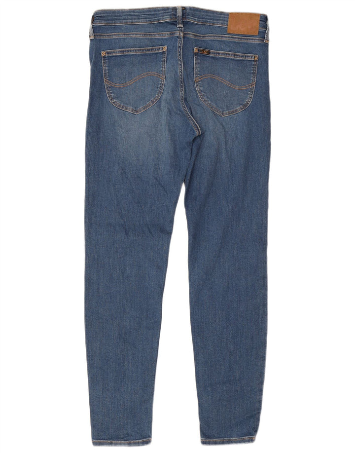 Lee Womens Scarlett Slim Jeans W31 L31 Blue Cotton