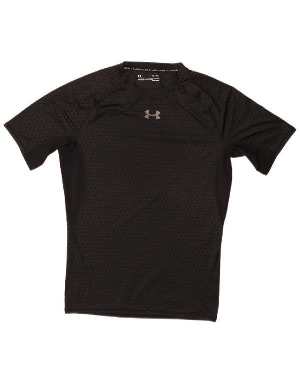 Ανδρικό μπλουζάκι UNDER Armour Heat Gear Top Large Grey Geometric Synthetic