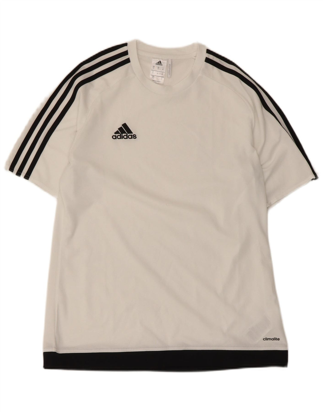 Ανδρικό T-Shirt Climalite Adidas Top Medium White Colourblock Polyester