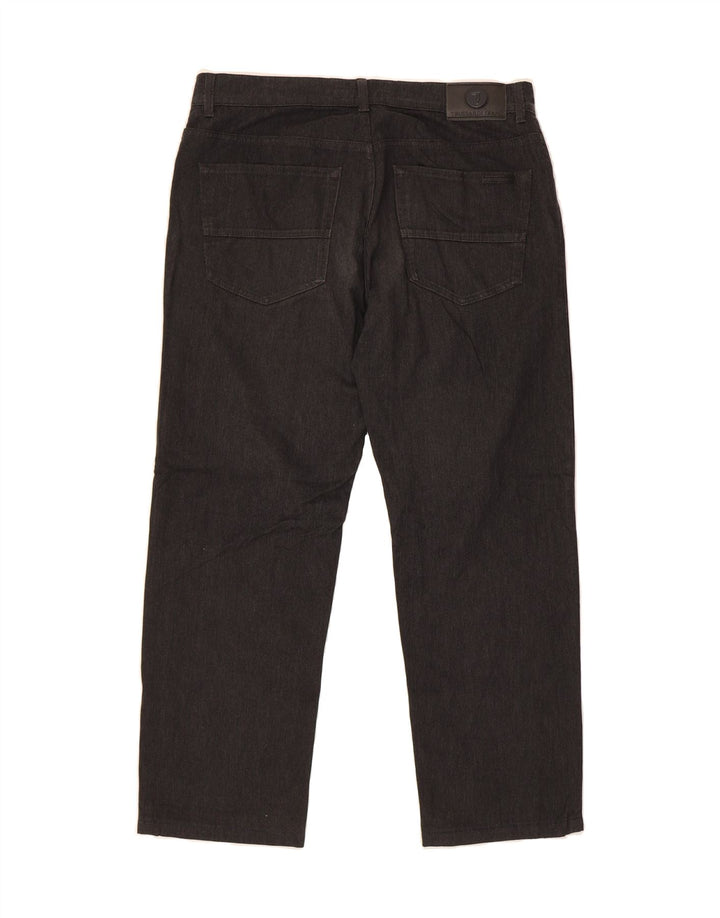 TRUSSARDI Womens Straight Jeans W32 L26  Grey Polyester Vintage Trussardi and Second-Hand Trussardi from Messina Hembry 