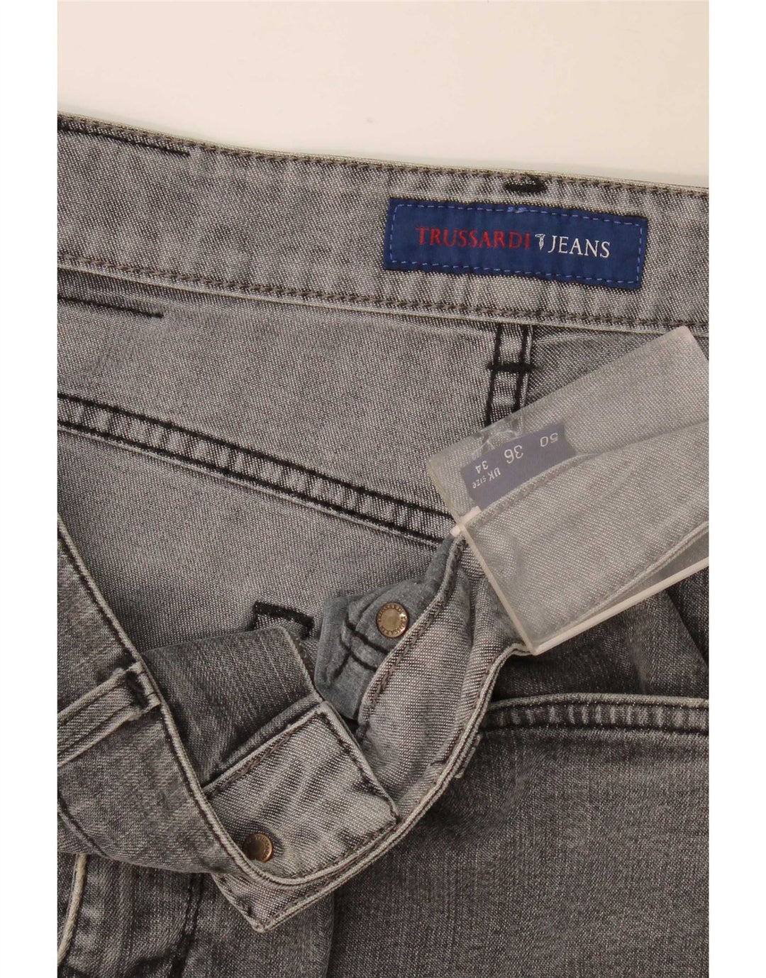 Γυναικείο τζιν Trussardi ίσιο W34 L34 Γκρι
