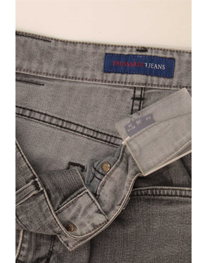 Γυναικείο τζιν Trussardi ίσιο W34 L34 Γκρι