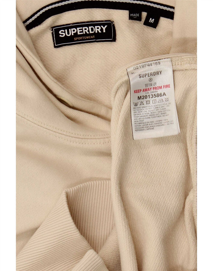 Superdry Ανδρικό Hoodie Jumper Βαμβακερό μεσαίο μπεζ